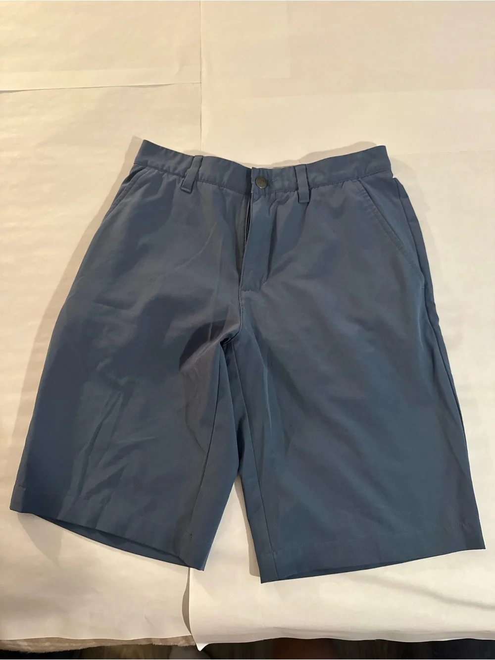 adidas Men's Slate Blue Flat Front Golf Shorts